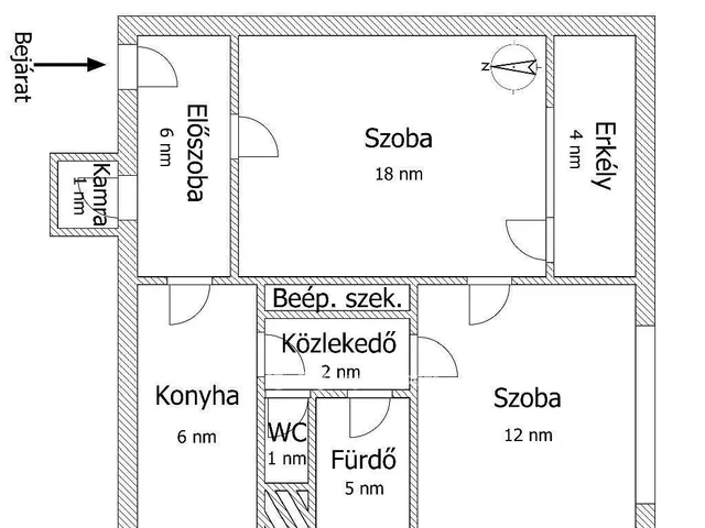 Eladó lakás Budapest XIV. kerület, Alsórákos 54 nm