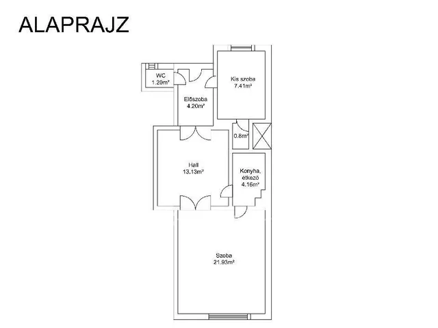 Eladó lakás Budapest XII. kerület, Németvölgy 53 nm