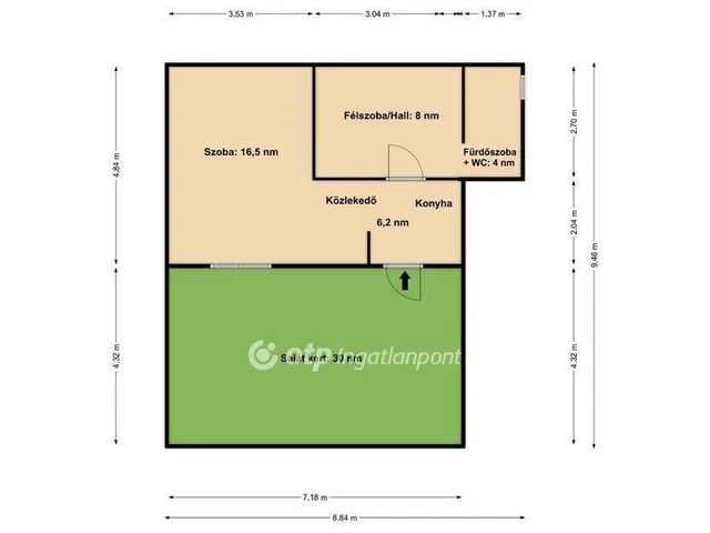 Eladó lakás Budapest X. kerület 35 nm