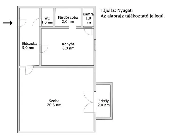 Eladó lakás Budapest X. kerület 37 nm