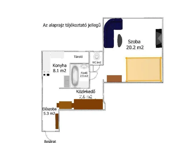 Eladó lakás Budapest IX. kerület, Külső Ferencváros 47 nm