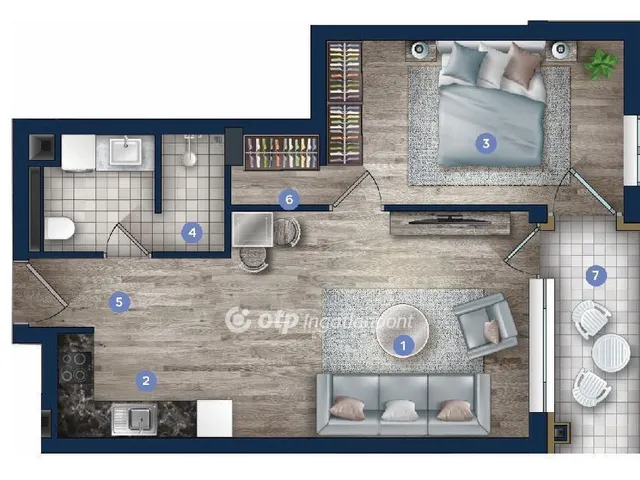 Eladó lakás Budapest XIII. kerület 46 nm