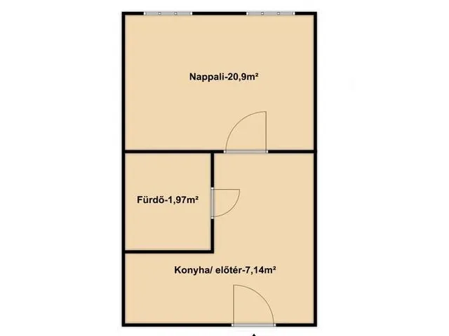 Eladó lakás Budapest VIII. kerület, Józsefváros 30 nm