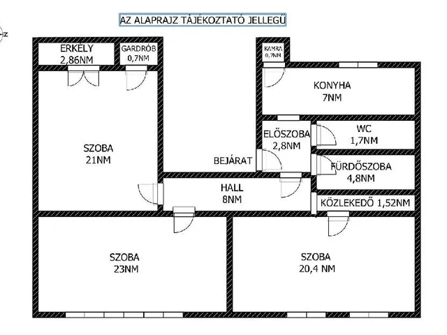 Eladó lakás Budapest XIV. kerület, Alsórákos 93 nm