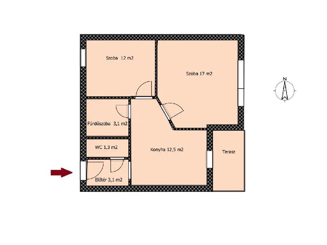 Eladó lakás Budapest XXI. kerület, Csepel Belváros 49 nm