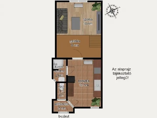 Eladó lakás Budapest VIII. kerület, Józsefváros 35 nm