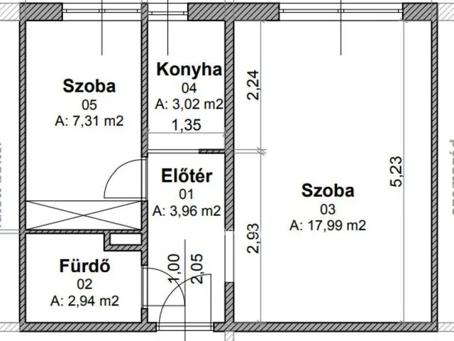 Eladó lakás Budapest XV. kerület 35 nm