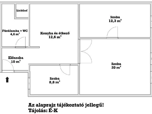 Eladó lakás Budapest VII. kerület 68 nm