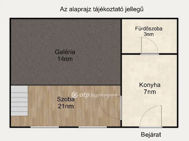 Eladó lakás Budapest VIII. kerület, Józsefváros 31 nm