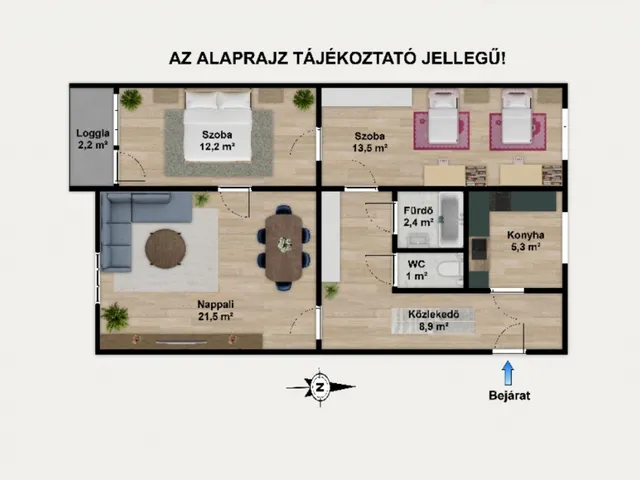 Eladó lakás Budapest XIII. kerület 67 nm