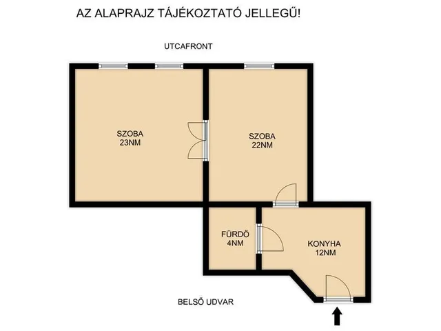 Eladó lakás Budapest VIII. kerület, Józsefváros 61 nm