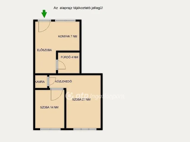 Eladó lakás Budapest VI. kerület, Nagykörúton belüli terület 60 nm