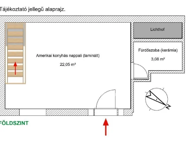 Eladó lakás Budapest VI. kerület, Diplomatanegyed 39 nm