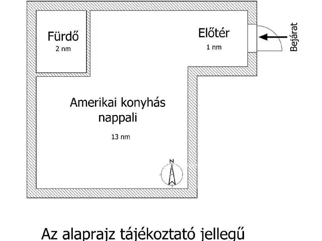 Eladó lakás Budapest XIII. kerület, Angyalföld 16 nm