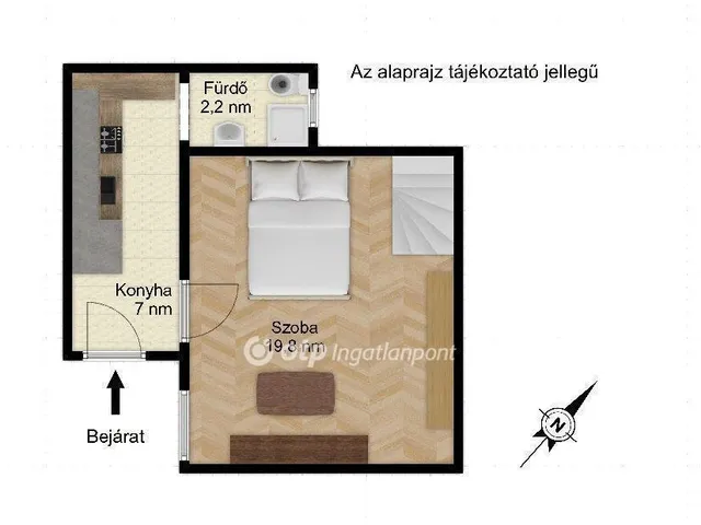 Eladó lakás Budapest VII. kerület 29 nm