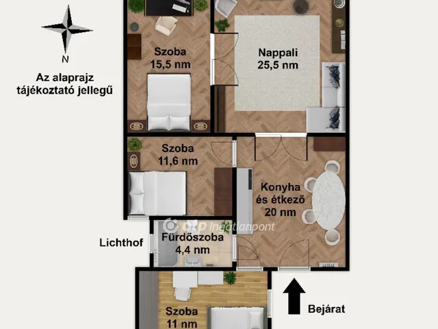 Eladó lakás Budapest VIII. kerület, Corvin negyed 81 nm