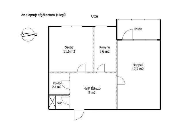 Eladó lakás Budapest III. kerület, Óbuda 51 nm