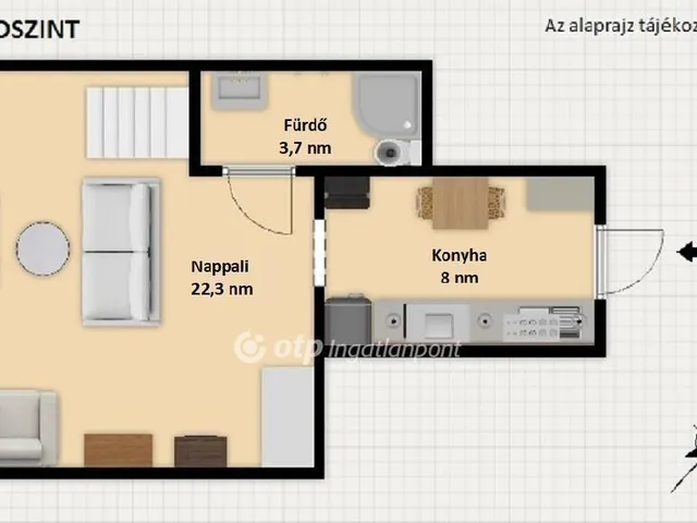 Eladó lakás Budapest VII. kerület, Külső-Erzsébetváros 34 nm