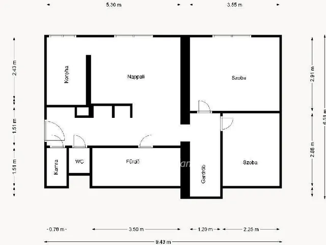 Eladó lakás Tököl 54 nm