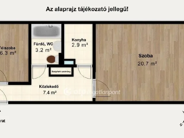 Eladó lakás Budapest VIII. kerület 41 nm