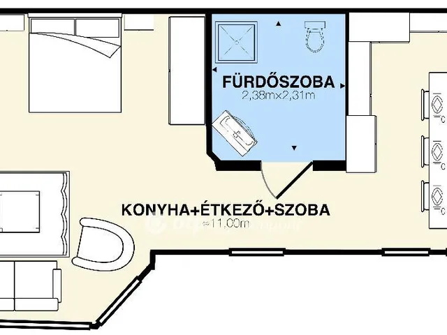 Eladó kereskedelmi és ipari ingatlan Székesfehérvár, Belváros 55 nm