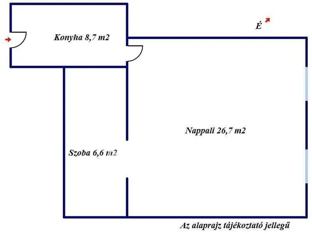 Eladó lakás Budapest XIII. kerület, Újlipótváros 42 nm