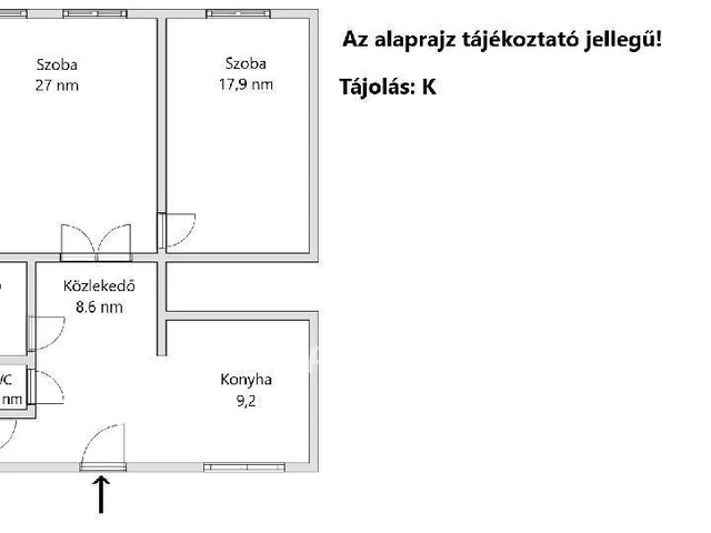 Eladó lakás Budapest VIII. kerület 70 nm