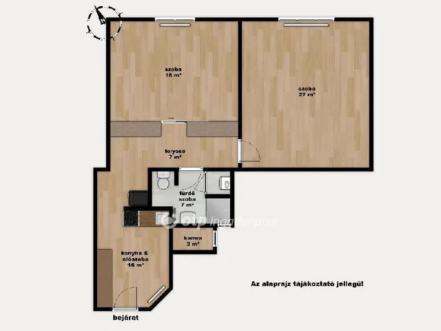 Eladó lakás Budapest VIII. kerület, Tisztviselőtelep 75 nm