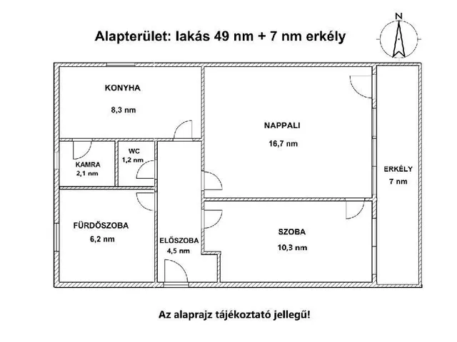 Eladó lakás Budapest XII. kerület, Hegyvidék 49 nm