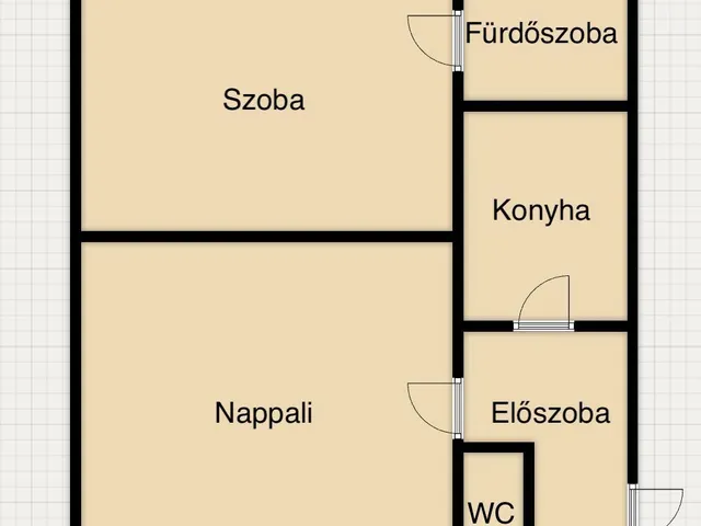 Eladó lakás Budapest XIII. kerület, Újlipótváros 23 nm