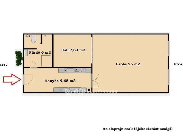 Eladó lakás Budapest VI. kerület 47 nm