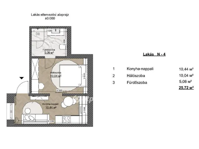 Eladó lakás Budapest VII. kerület, Ligetváros 25 nm