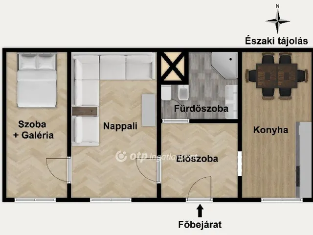 Eladó lakás Budapest VIII. kerület, Józsefváros 52 nm