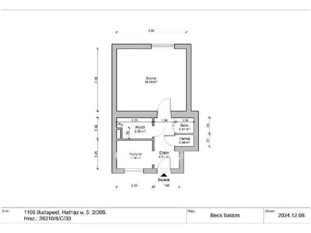 Eladó lakás Budapest X. kerület, Felsőrákos 31 nm