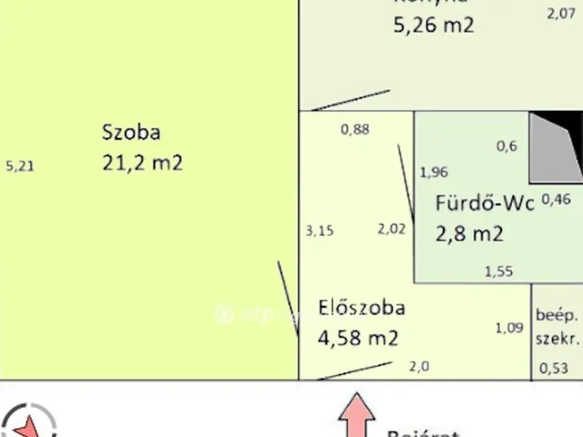 Eladó lakás Budapest XXI. kerület 34 nm