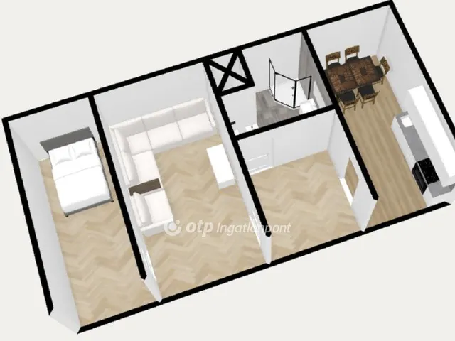 Eladó lakás Budapest VIII. kerület, Józsefváros 52 nm