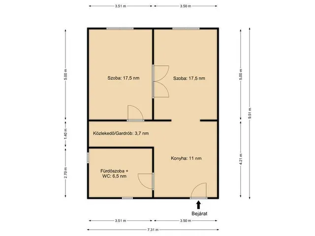 Eladó lakás Budapest XIII. kerület, Angyalföld 55 nm