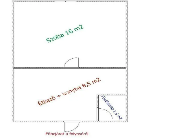 Eladó lakás Budapest X. kerület, Kőbánya 26 nm