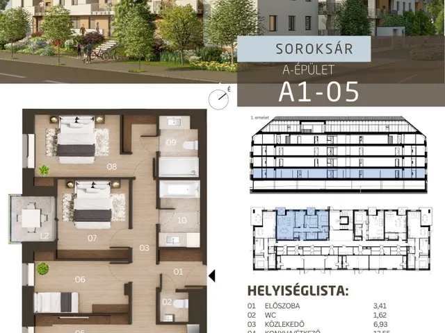 Eladó lakás Budapest XXIII. kerület, Soroksár-Újtelep 92 nm