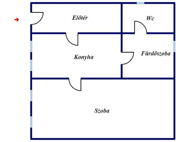 Eladó ház Székesfehérvár, Palotaváros 37 nm