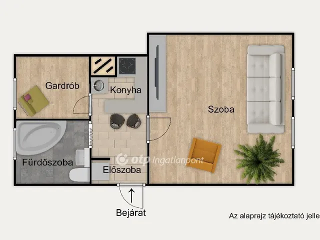 Eladó lakás Budapest XIII. kerület 16 nm