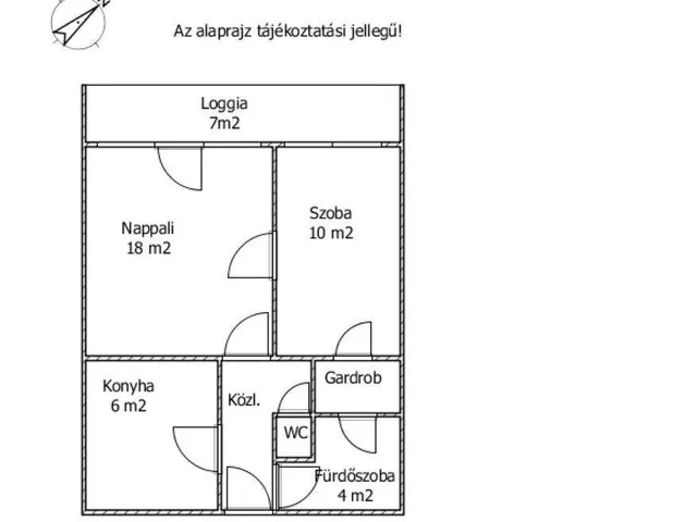 Eladó lakás Budapest XX. kerület, Pesterzsébet 48 nm
