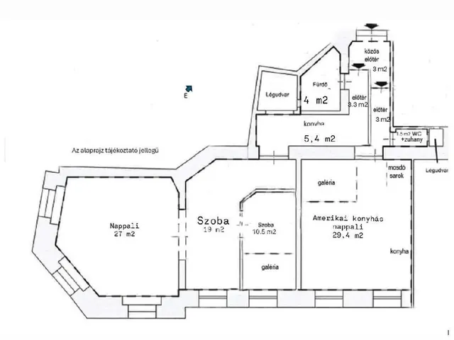 Eladó lakás Budapest VIII. kerület 106 nm