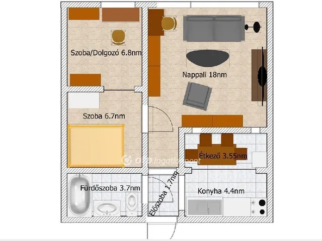 Eladó lakás Budapest XIV. kerület, Zugló 46 nm