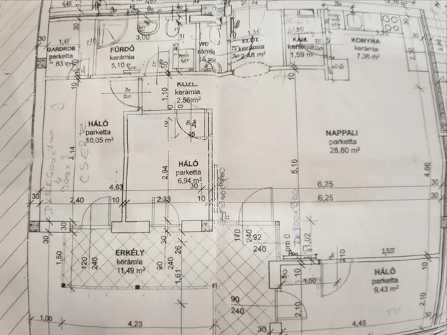 Eladó lakás Budapest IV. kerület, Újpest 78 nm