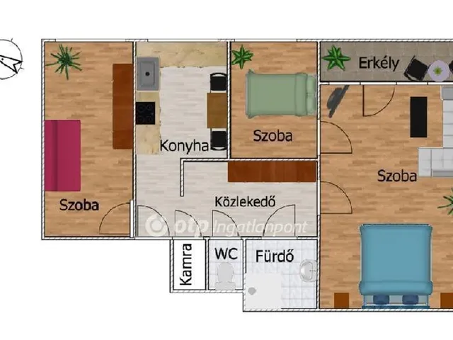 Eladó lakás Budapest IX. kerület 68 nm