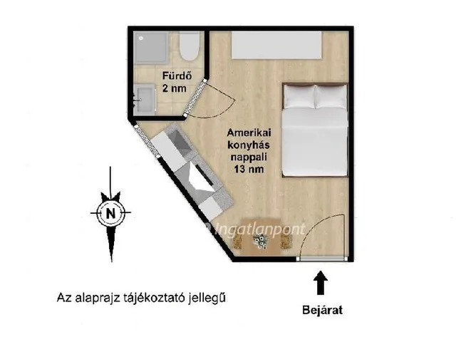 Eladó lakás Budapest VIII. kerület 15 nm