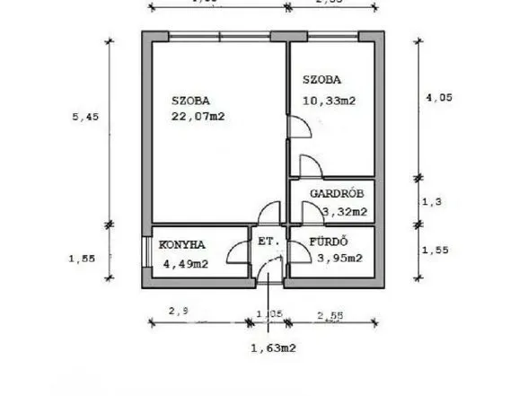 Eladó lakás Budapest XIV. kerület, Alsórákos 46 nm