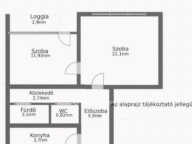 Eladó lakás Budapest X. kerület, Kőbánya 50 nm