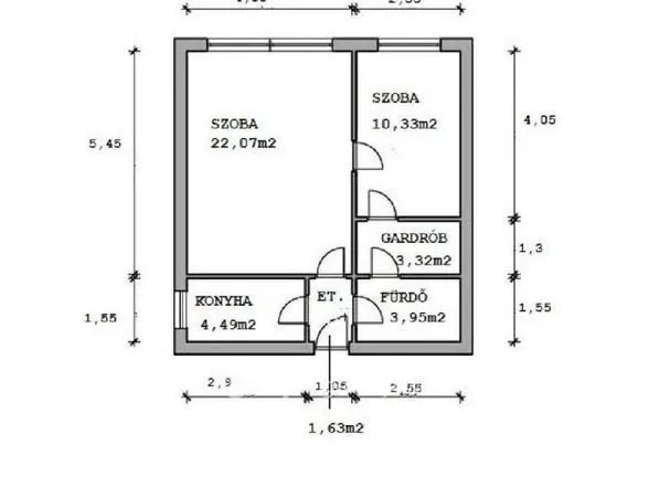 Eladó lakás Budapest XIV. kerület, Alsórákos 46 nm